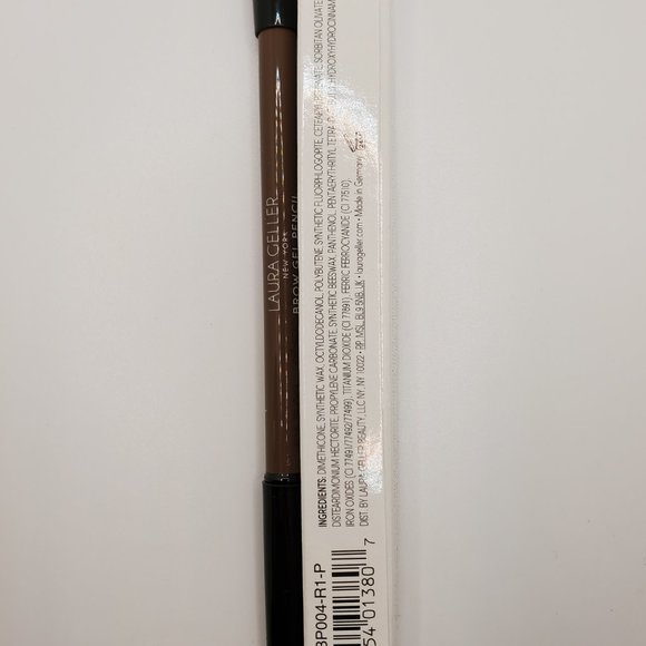 π Laura Geller Brow Gel Pencil + Built in Sharpener Brush in Charcoal BNIB - Picture 8 of 16